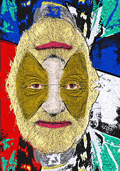 Willie Nelson Pop Art Portrait
