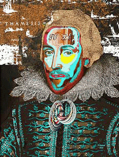 William shakespeare Pop Art Portrait by Rownak