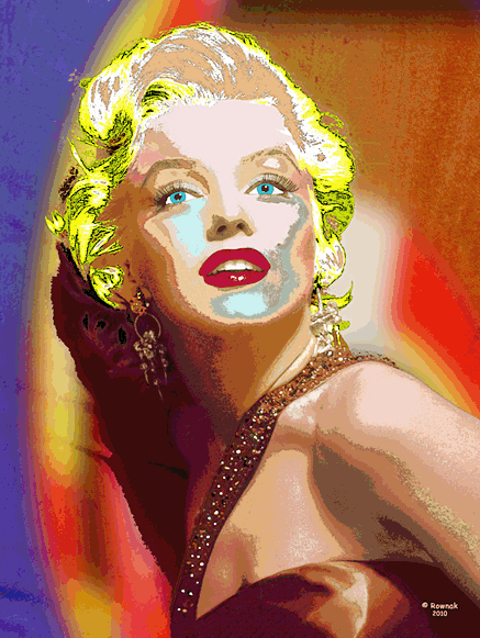 Marilyn Monroe  Pop Art Portrait
