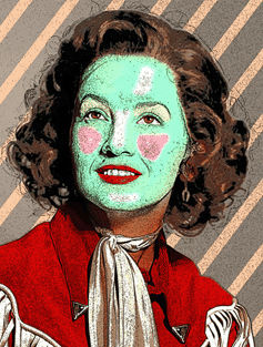Patsy Cline pop art portrait