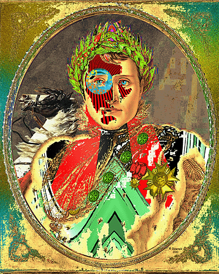 Napolean Bonaparte Art Portrait By Rownak Digital Surreal